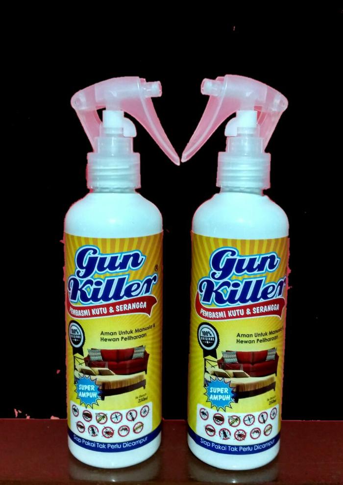 PEMBASMI KUTU KASUR DAN SOFA, kutu busuk, tumbila, gudang- GUN KILLER @ kasur lipat busa springbed bayi inoac lipat lantai angin mobil murah