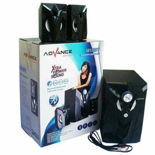 Speaker Advance Aktif Portable M10BT Bluetooth Subwoofer BASS Murah Hitam