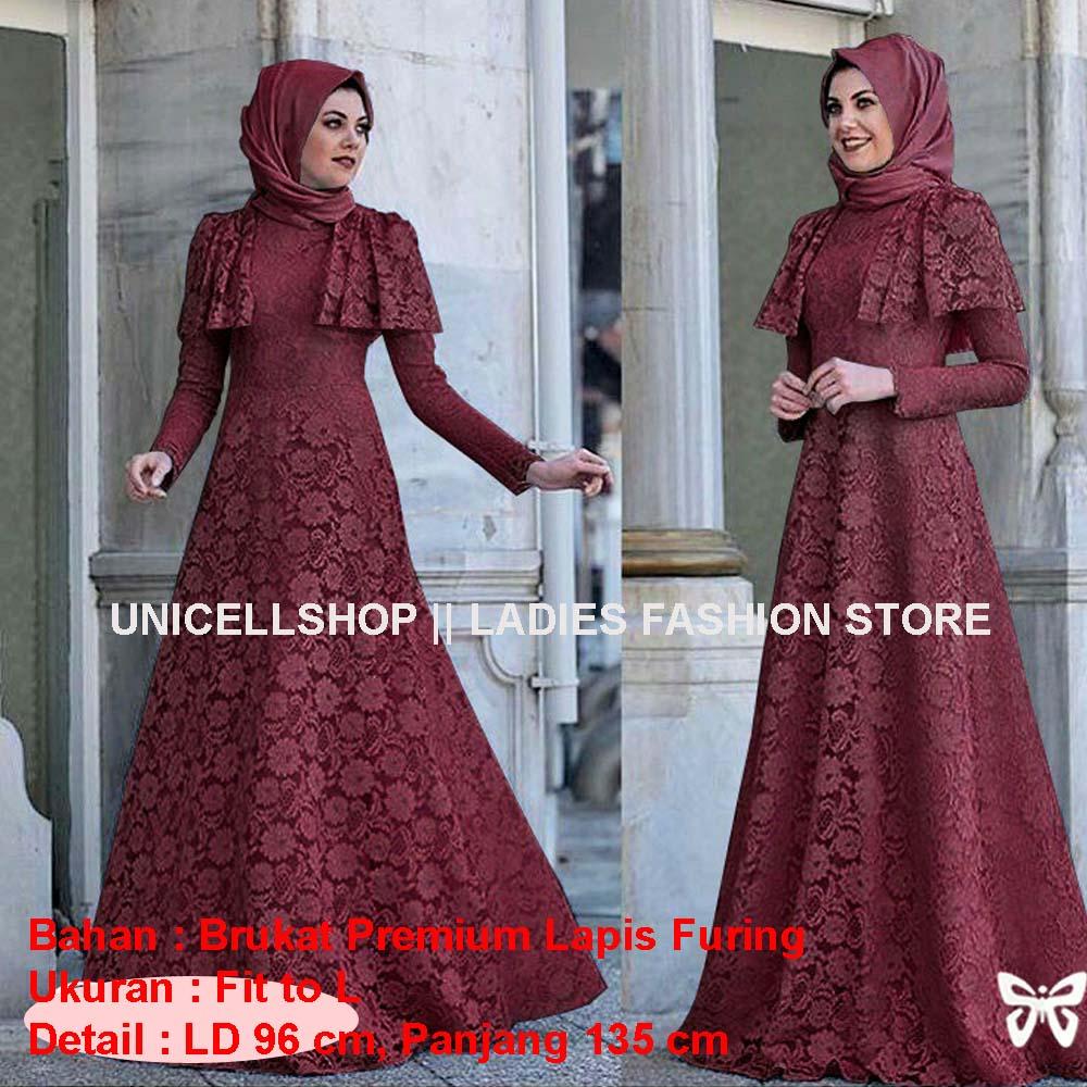 Toko Atasan Wanita [Best Seller] Dress Gamis Wanita Terbaru Muslim Arabiah / Hijab Kasual Muslimah / Gamis Muslim Syari Syar'i Hijab Remaja  / Busana Muslimah Wanita / Dress Maxi Gaun Pesta Kebaya Modern (Zelaan) SS - Mint Maroon Mocca Peach Pink