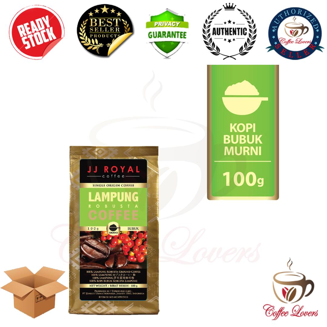 Kopi JJ Royal Lampung Robusta Coffee Ground Bag 100 Gram