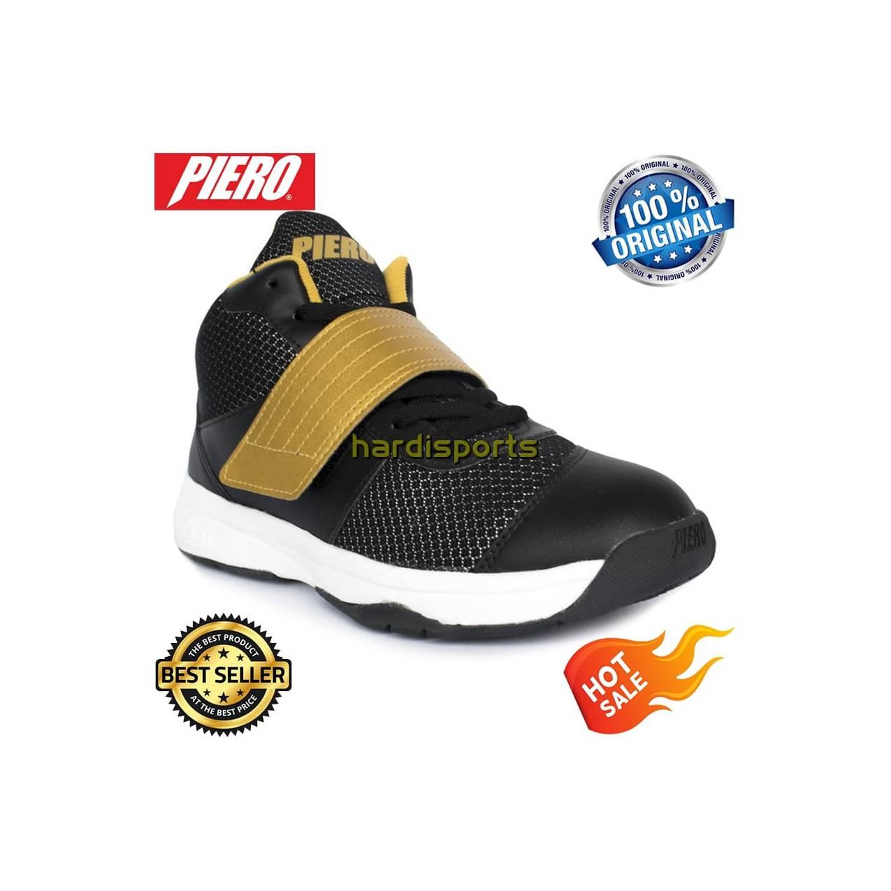 Sepatu Basket Pria Piero Onimaru P60153 - Black
