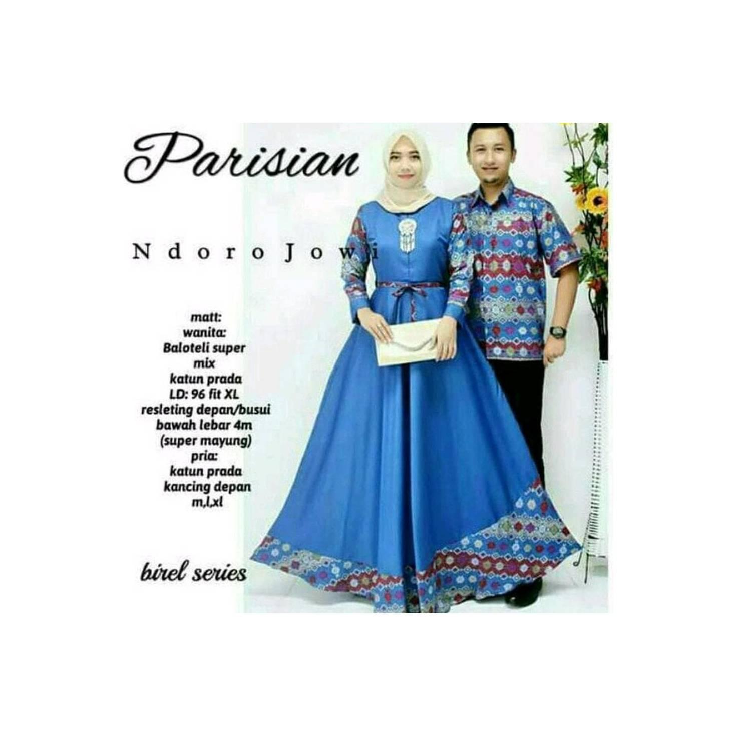 BAJU MUSLIM! BAJU BATIK COUPLE SARIMBIT KELUARGA GAMIS SYARI KEMEJA