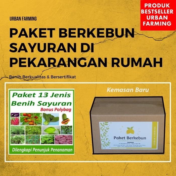BEST SELLER Paket Super 13 Jenis Bibit Unggul (pokcoy, cabe, kangkung, pepaya dll) - vAJDzxDW