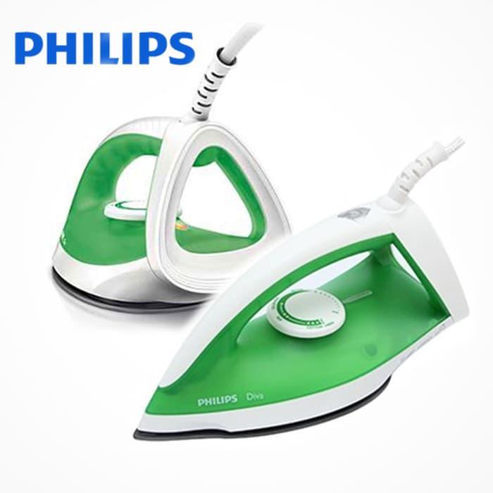 PROMO PHILIPS Setrika Listrik Diva GC122 - Ungu / Hijau TERLARIS