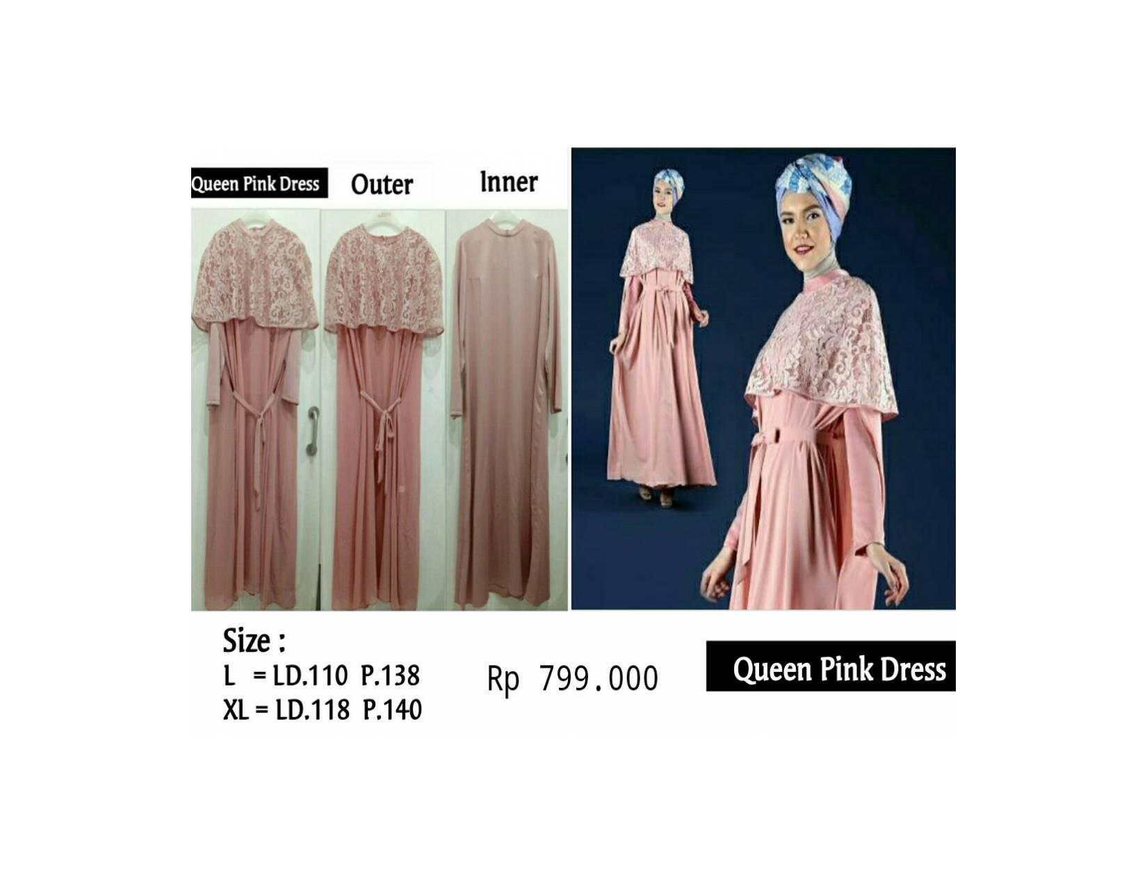 Dress Queen Pink Ivan Gunawan Rp 799.000 Disc Jadi Rp 679.150