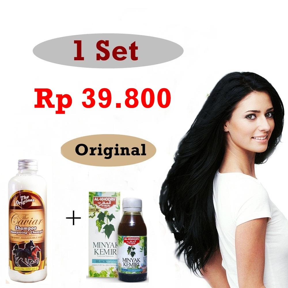 Shampo Caviar - Shampo Kuda Sudah BPOM - 250 ml - Minyak Kemiri Al Khodry - Penumbuh Rambut Perawatan Rambut anti rontok solusi rambut botak