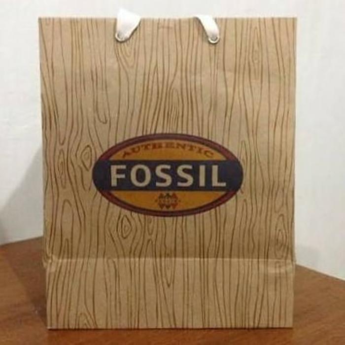DISKON Tas Shopping Bag Paperbag Paper Bag Fossil Original