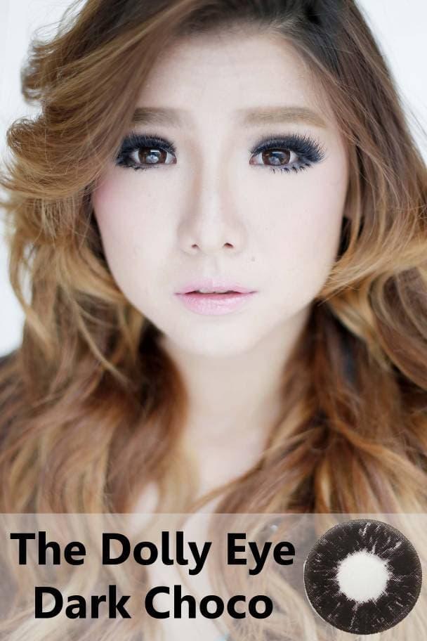 Promo - ORIGINAL Softlens Dolly Eye Glamour Choco (Coklat Gelap) Original