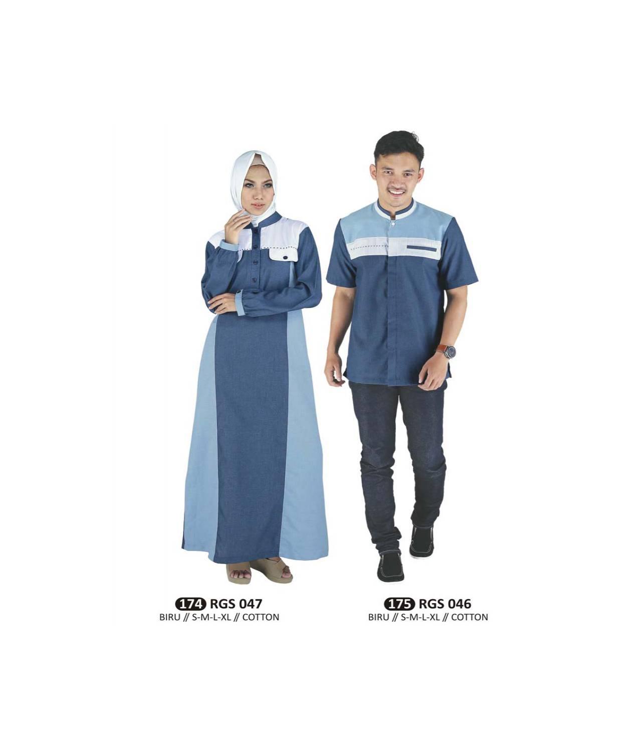 BAJU MUSLIM PRIA DAN WANITA / SARIMBIT / COUPLE / KOKO / GAMIS -5