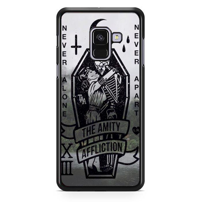 Casing Hardcase Samsung Galaxy A8 Plus 2018 Motif Amity Affliction Band L1344