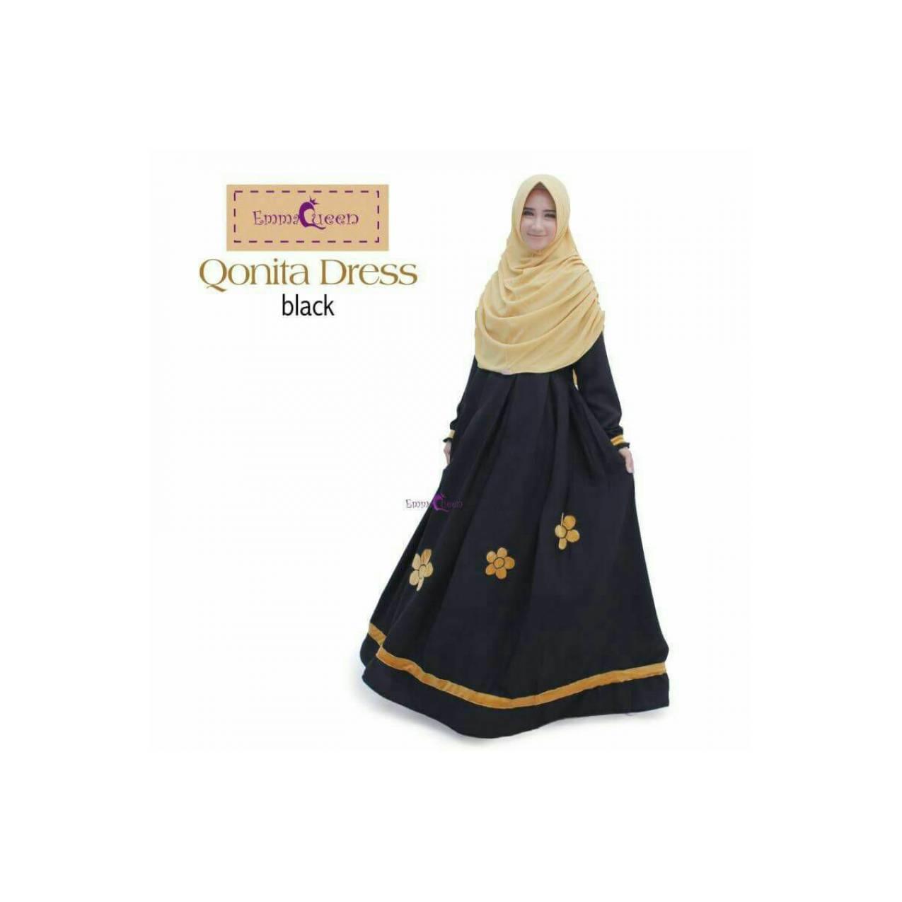 Gamis Qonita dress ori by Emmaqueen