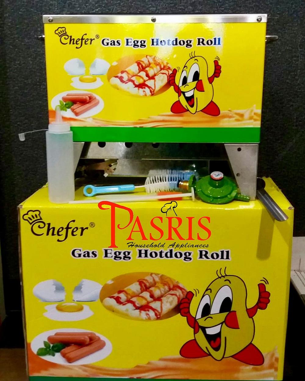 Pemanggang Sosis Telor Gas Egg Roll Mesin Sostel Gas Alat Sosis Telur