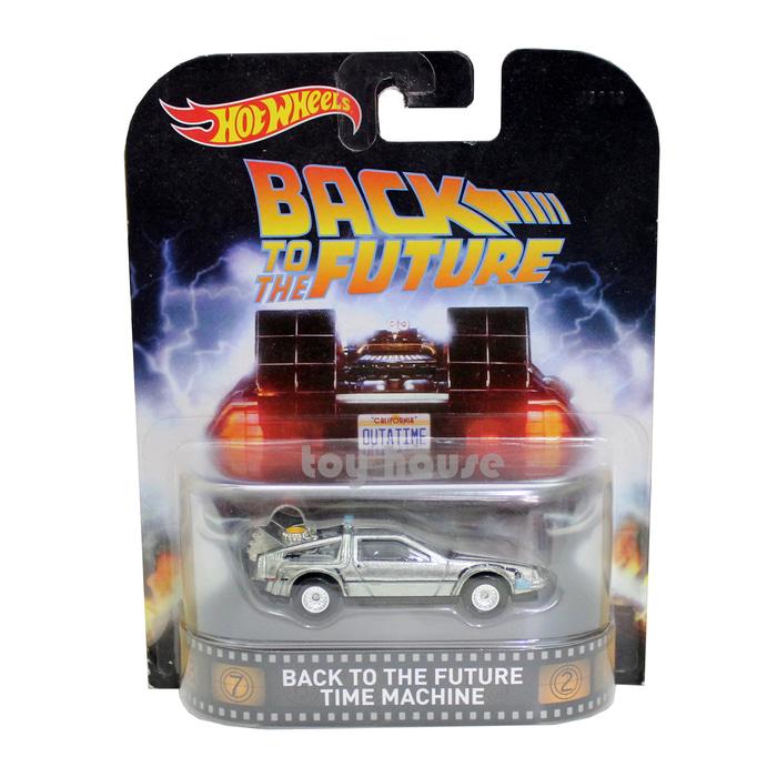 Mainan Anak Perempuan Laki Laki Hotwheels Retro BTTF Back To The Future Time Machine - Die Cast