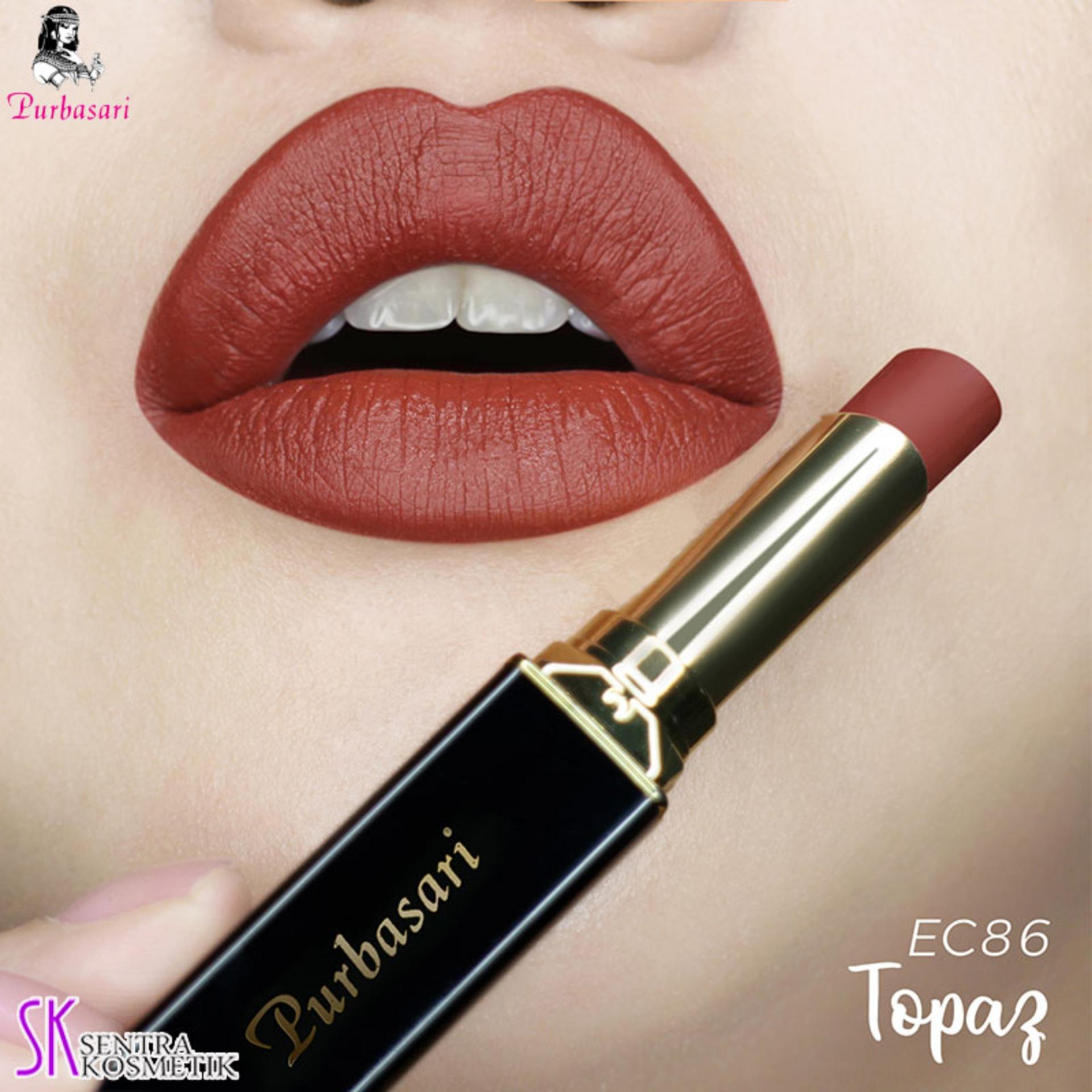 Purbasari Lipstick Collor Matte 86 TOPAZ