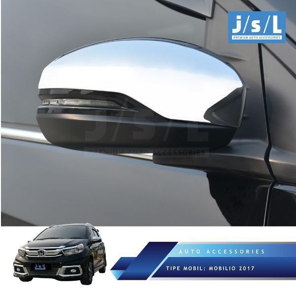Mobilio 2017 Cover Kaca Spion Mirror Cover Chrome Aksesoris
