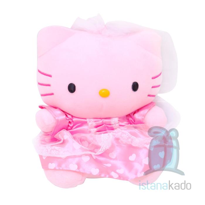 Boneka Mainan Anak Kado Hadiah Hello Kitty Wedding Princess Gaun 14