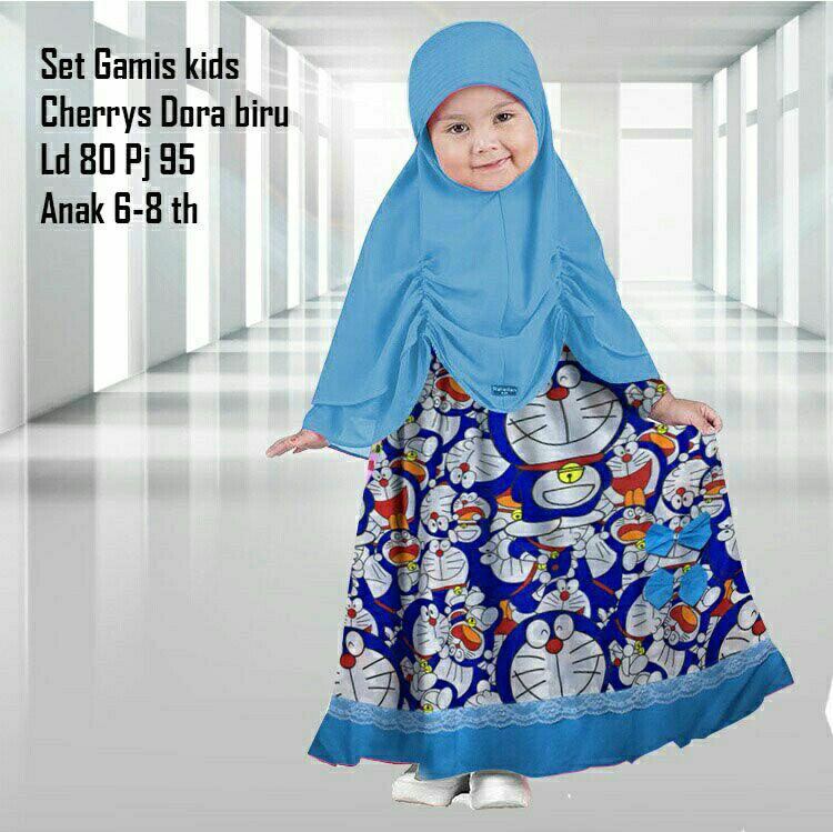 Theclover New gamis syari kids usia 6-8 tahun