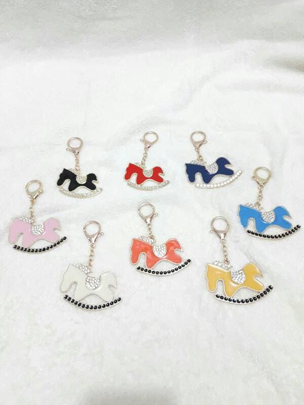 HOT SPESIAL!!! Gantungan Hermes Horse Bag Charm Swarovski - JMjJZL