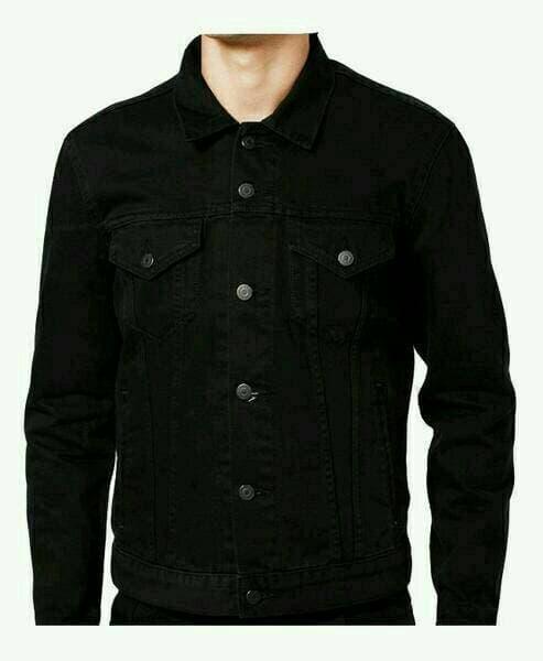 Harga Diskon!! JAKET LENGAN PANJANG - JAKE PRIA LEVIS BLACK SLIMFIT - ready stock