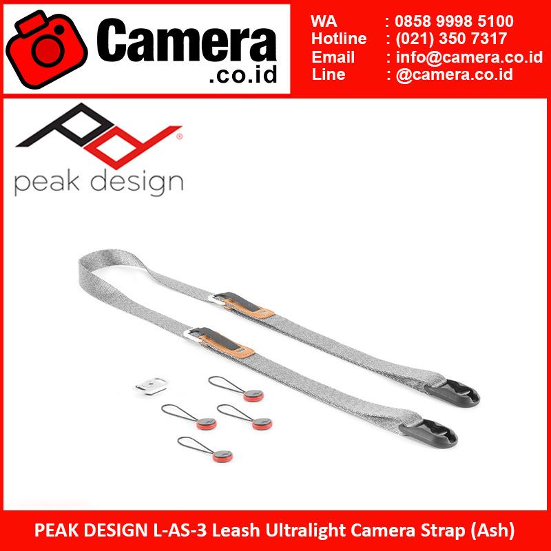 PEAK DESIGN L-AS-3 Leash Ultralight Camera Strap (Ash)
