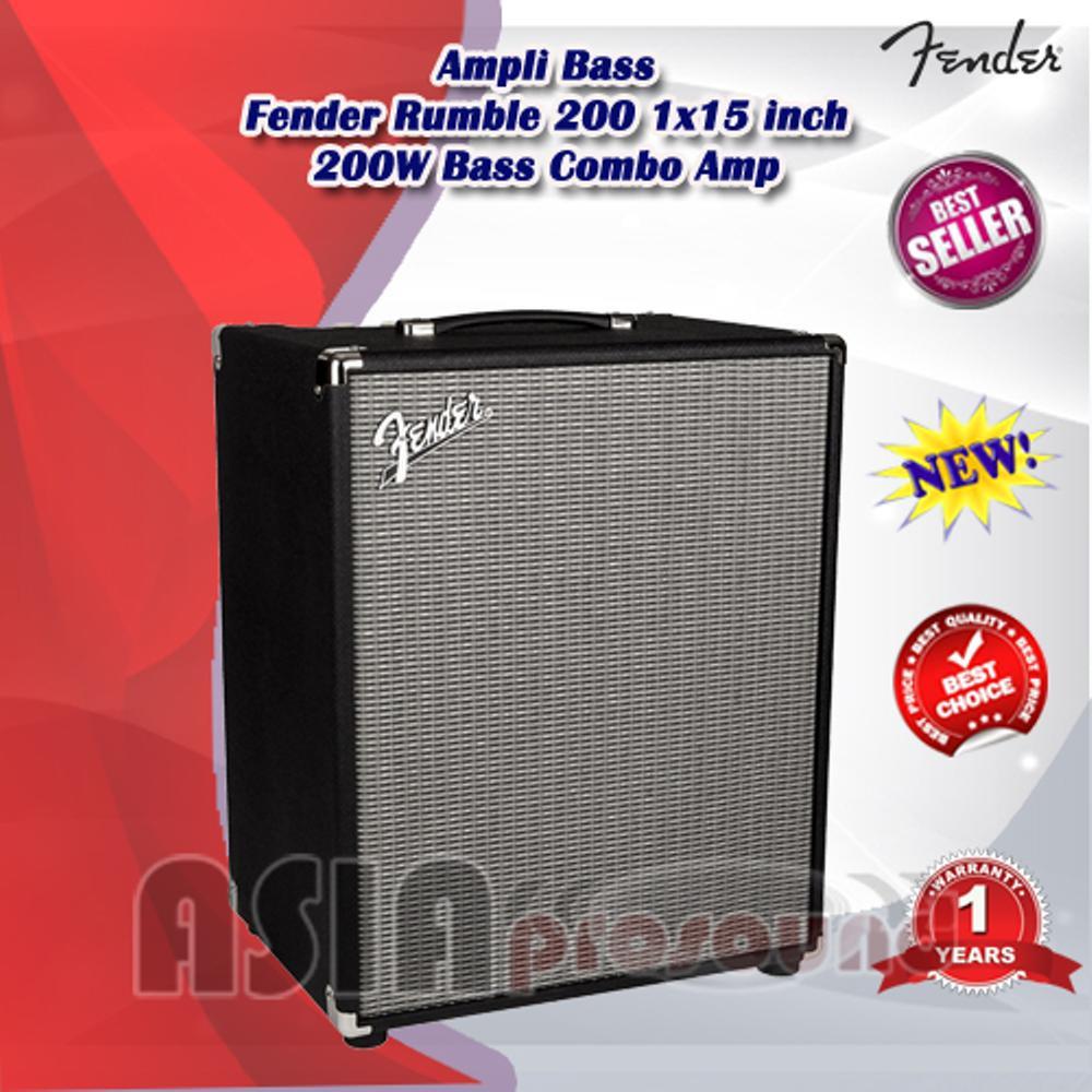 Ampli Bass Combo Fender Rumble 200 V3 1x15 inch 200W Original