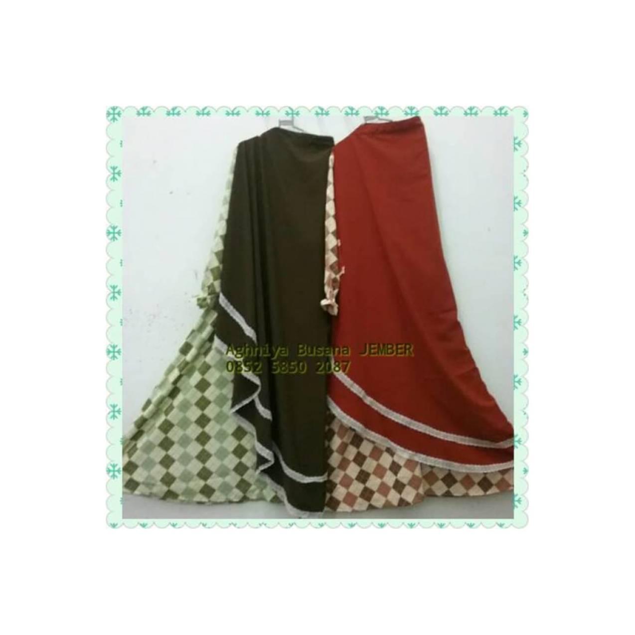 Gamis Syari Bahan Wolfis 4 Warna
