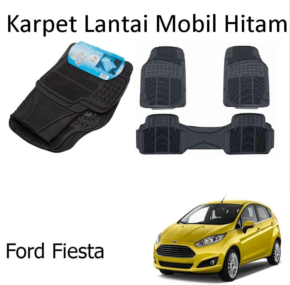 Karpet Mobil Ford Fiesta / Car Carpet / Floor Mats Universal Warna Hitam
