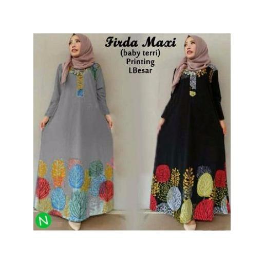TOKO KIRANA SURABAYA BAJU GAMIS FIRDA MAXI TANPA PASMINA