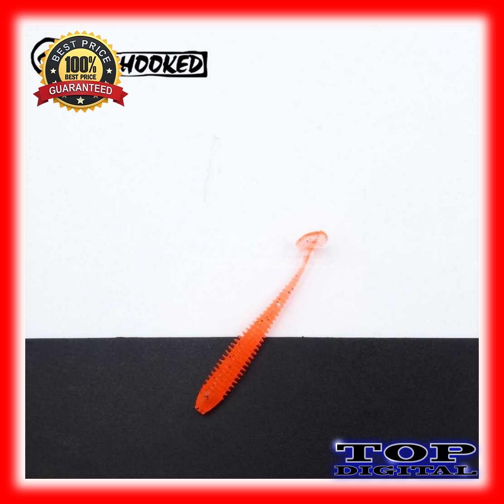 Umpan Mancing Casting Pesca Umpan Pancing Buatan Bentuk Ulat Cacing Artifisial 10 PCS