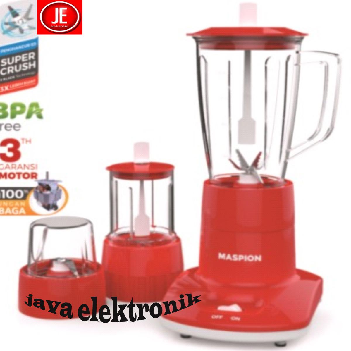 Maspion MT-1263 Blender Plastic- 1L garansi resmi