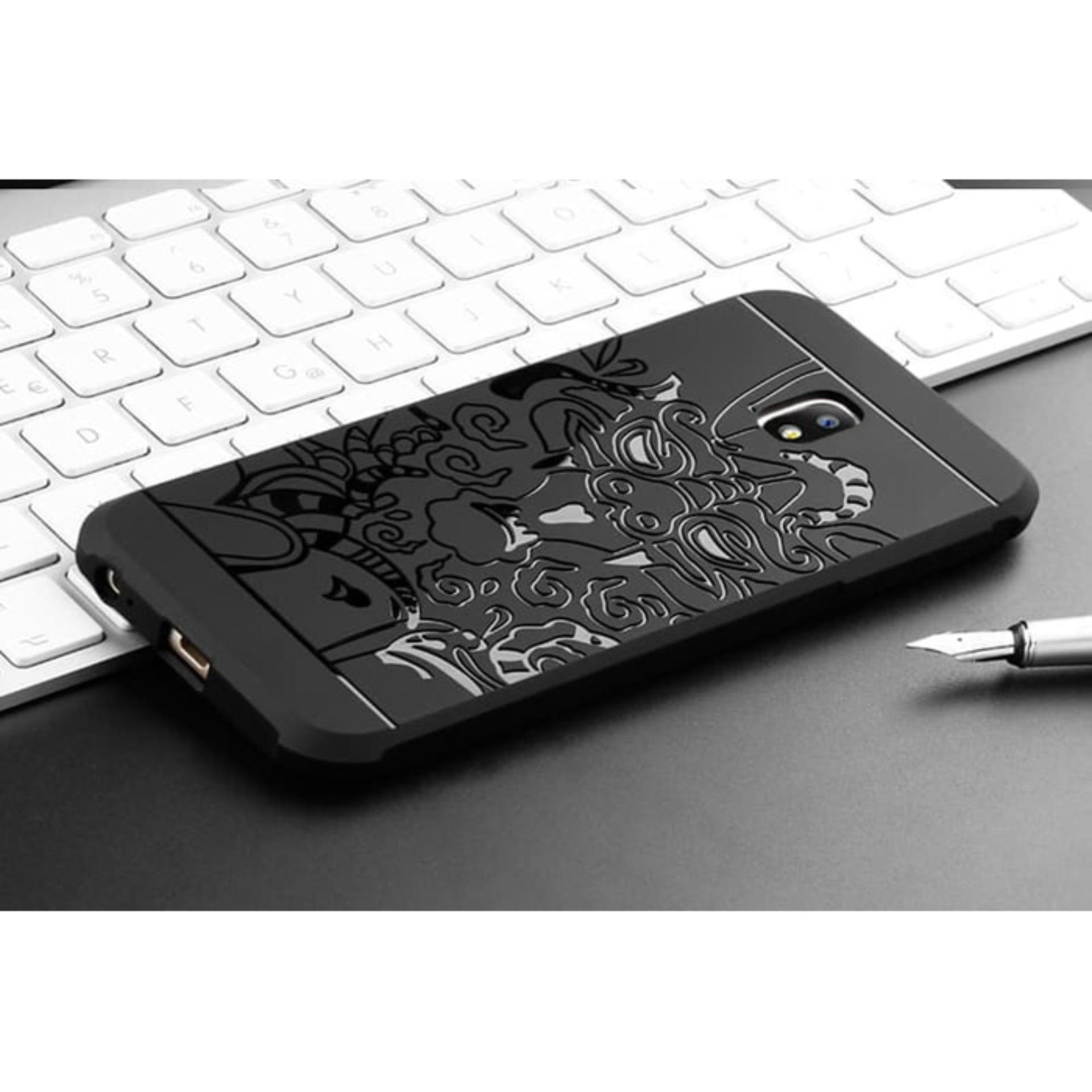 Casing Samsung J7 Pro / J730 Cocose Dragon TPU Backcase Original - Hitam