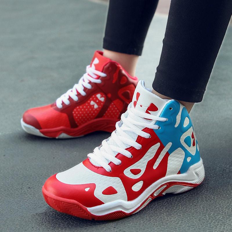 EU29-36 Children Profesional Asli Sepatu Keranjang Sepatu Bola Keranjang Putra Latihan Sneakers Renda Hingga Keranjang Homme Autentik Olahraga siswa Antislip Baloncesto Basquet Sepatu Keranjang Profesional