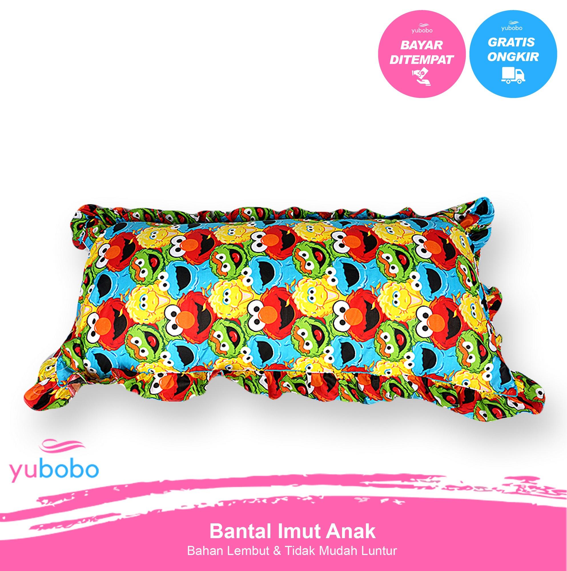 Bantal Imut Anak 30x60 (Bantal + Sarung) - Yubobo