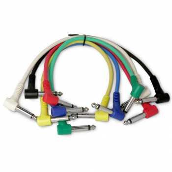 Rimas COD Kabel Gitar L Angle Untuk Pedal Efek Gitar 6 PCS Multi-Color - Effect Cable For Guitar Suara Lebih Merdu Jernih Bagus Aksesoris Awet Unik Berkualitas Menarik - FREE ONGKIR