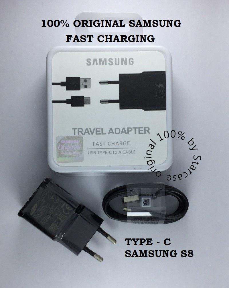 SAMSUNG FAST CHARGING 100% ORIGINAL TYPE-C FOR S8 / S8+ / NOTE8 / A5 / A7 - BLACK