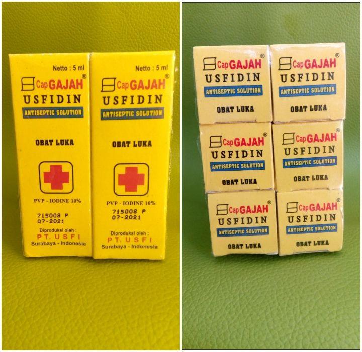 Usfidin Cap Gajah 5ml Obat Luka