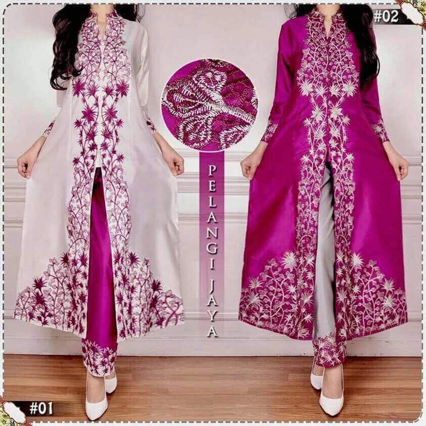Set Thapki/Seten kebaya celana/ kebaya bordir