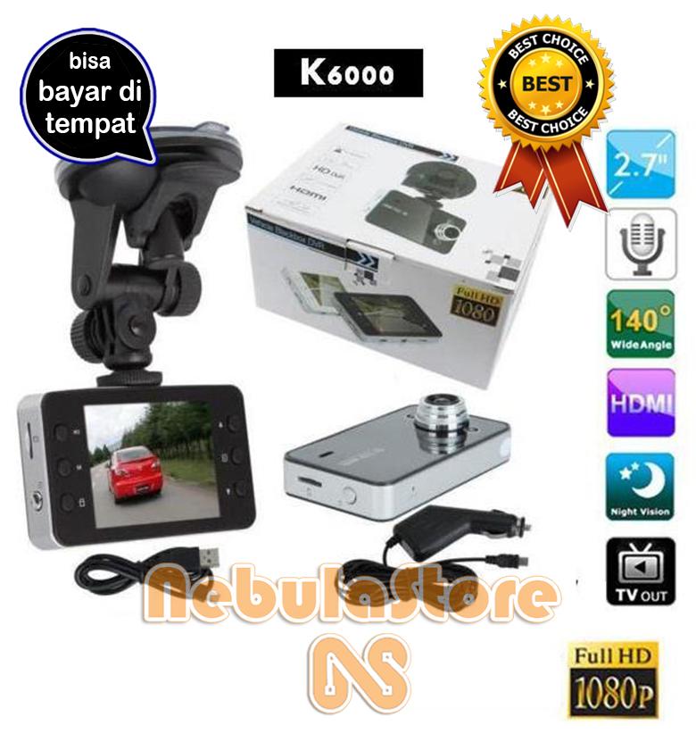 Kamera Mobil FULL HD 1080P 2.4- K6000 Car Camera Dvr Camcorder Blackbox Video - CC003