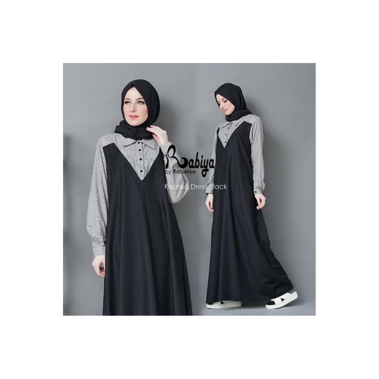 eklusif Gamis Jumbo Khansa L sampai XXXXL .Yang Bikin badan