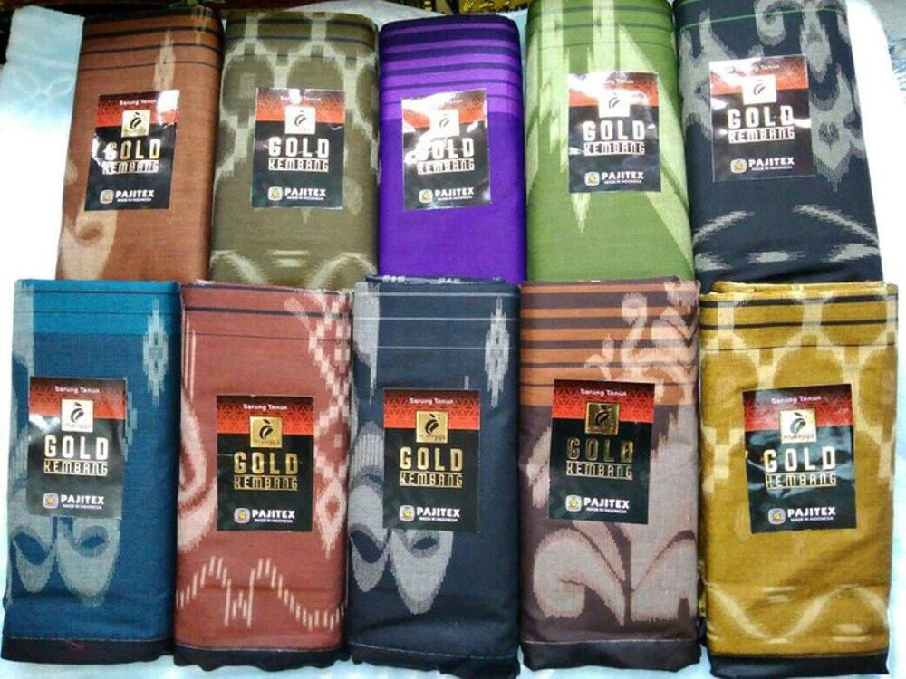 Sarung Cap Mangga Gold Kembang (10 Pcs Random)
