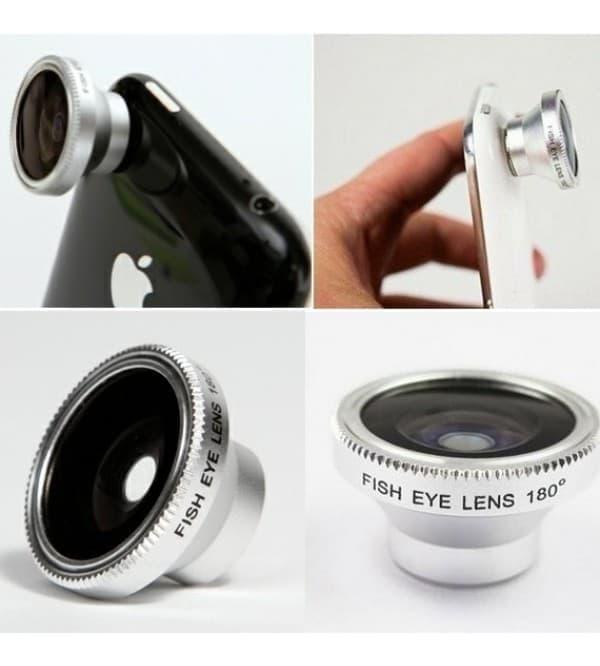 Lens Wide Macro Magnet 180 Fish Eye FE-12 Lensa Hp Iphone Android