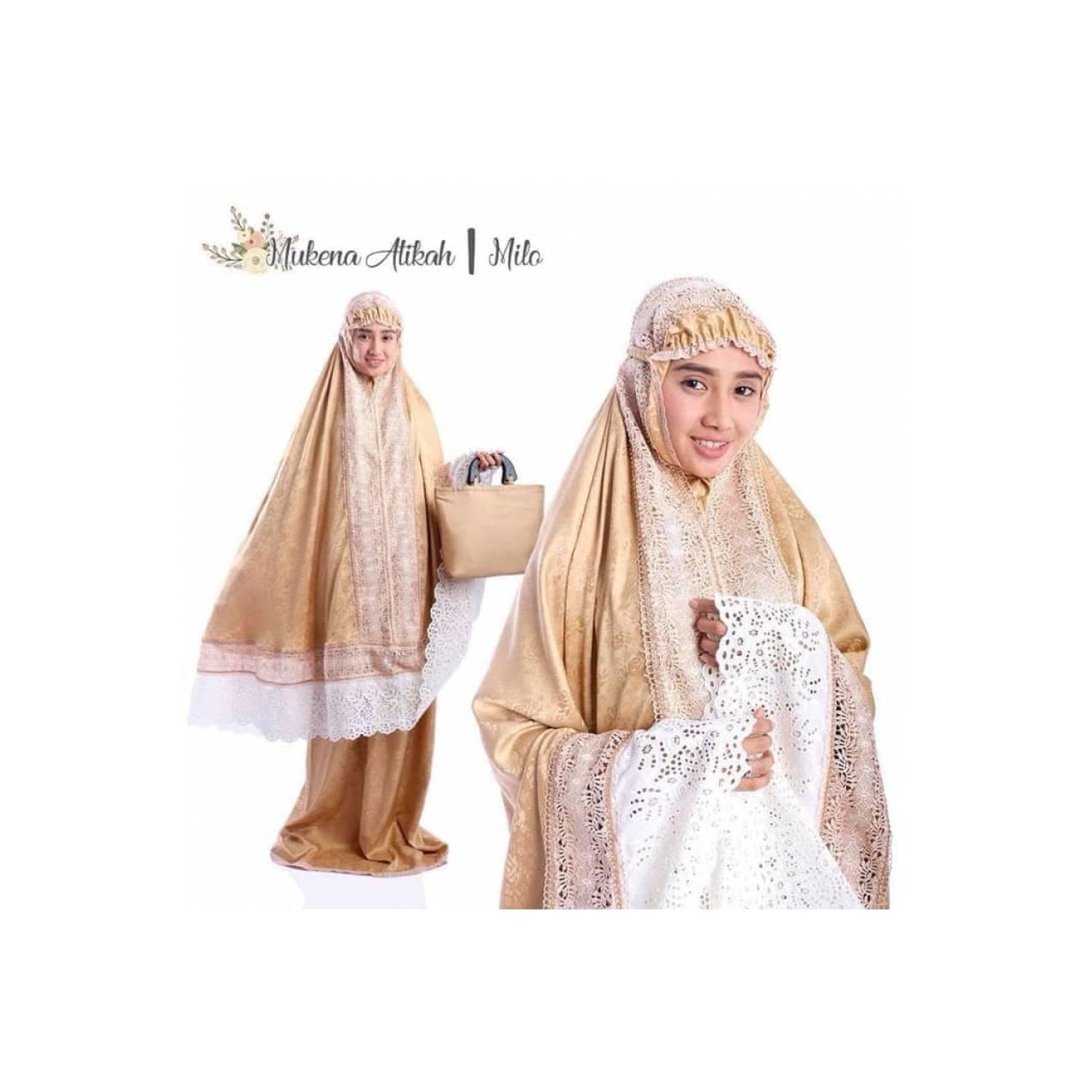 MUKENA LEBARAN MUKENA DEWASA DOVE ATIQAH MILO