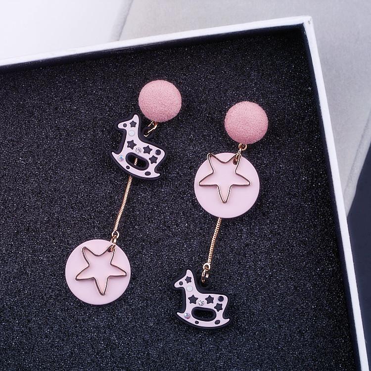 Anting Imut Pink Pony Elegan