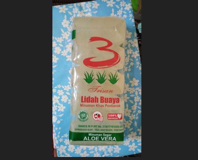Minuman Lidah Buaya Aloevera Khas Pontianak