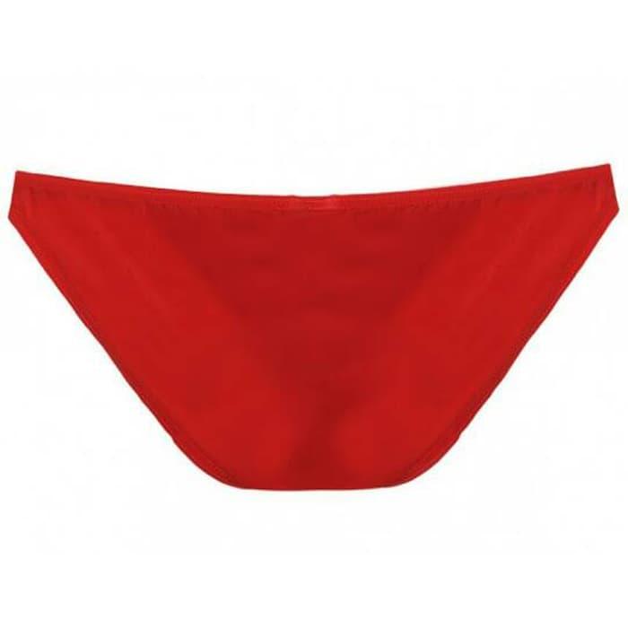 Diskon Terlaris celana dalam sexy brief pria sutra super lembut import ( merah) Termurah