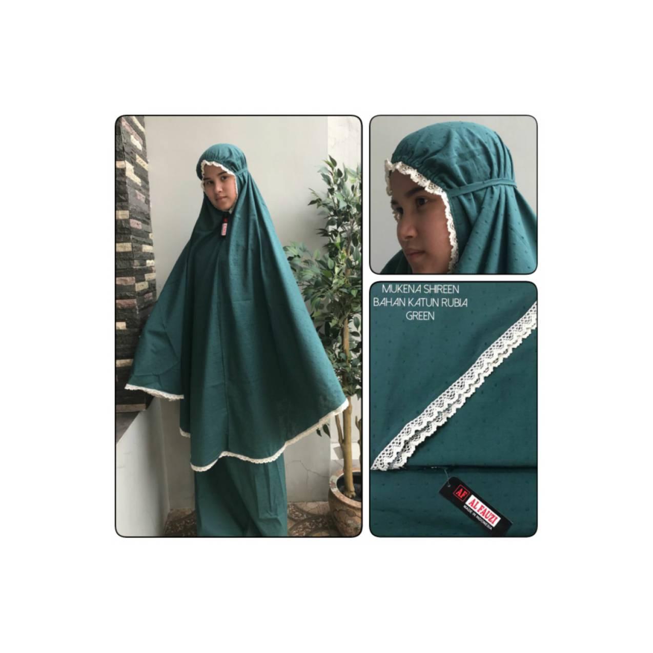 Mukena Rubia Shiren Green