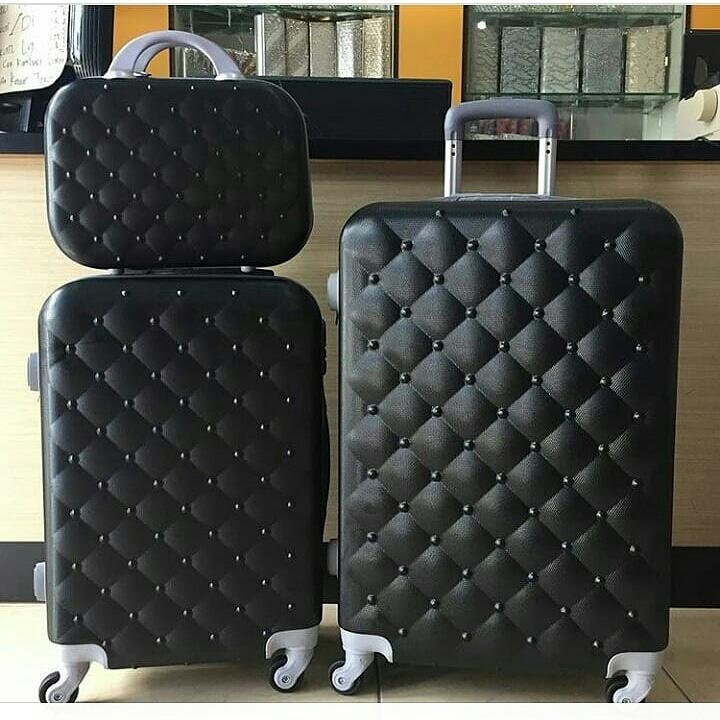 Koper Emboss 24 Inch Tas Travel Bag Jakarta Bandung Bogor