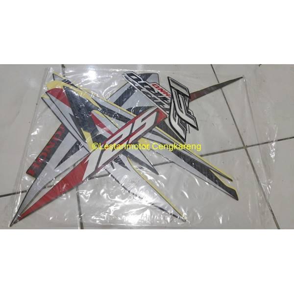 Striping Lis/Lis Body/Stiker Motor Vario 125 2013 Merah Non CBS