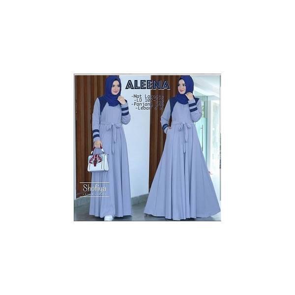 Jual Murah Baju Muslim Murah/Grosir Baju Muslim Murah/Aleena Dress PR001