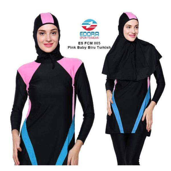 Baju Renang Muslimah EDORA ES FCM 005 PINK BABY Baju Renang Syar'i